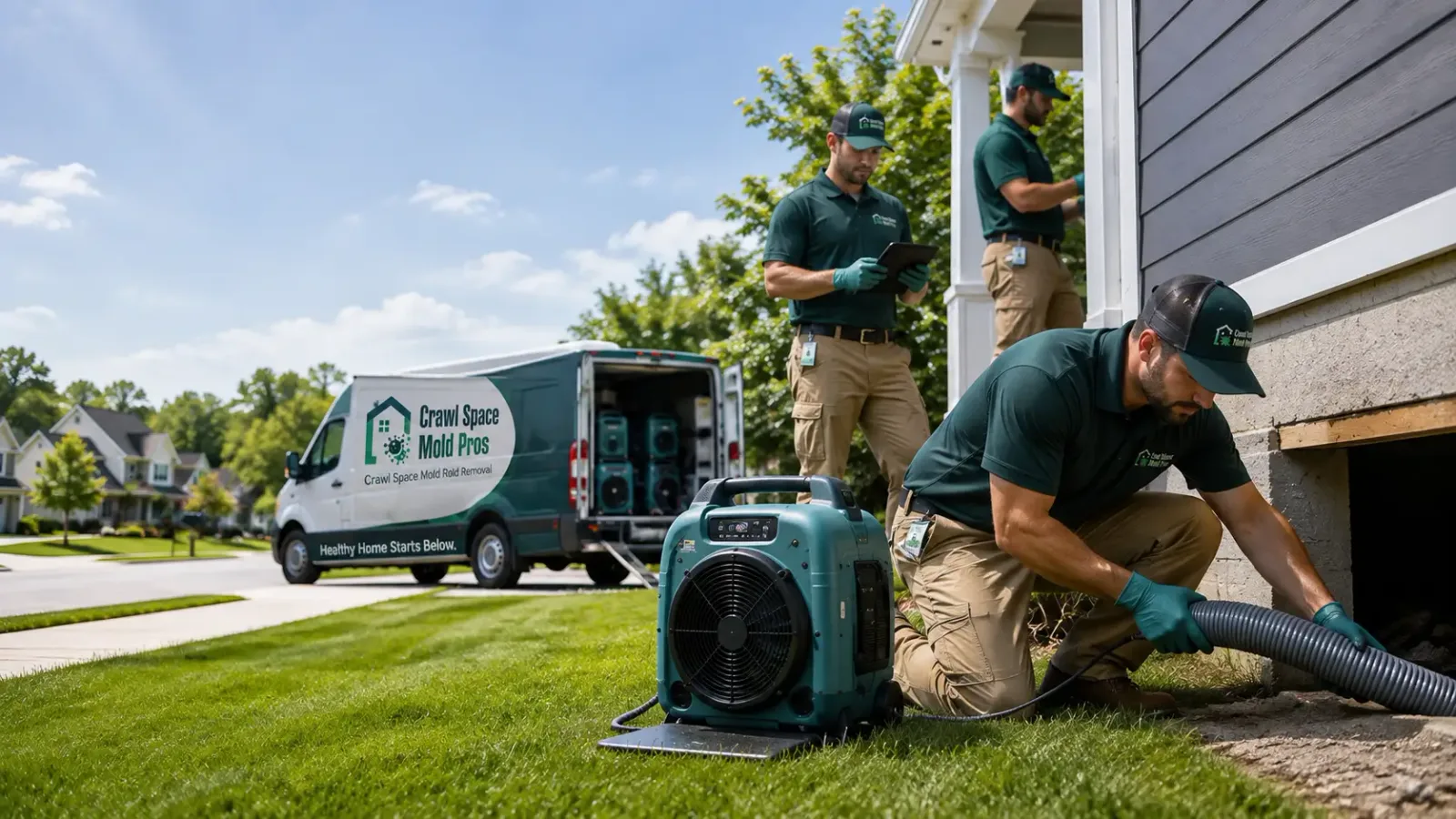Crawl Space Mold Removal in Zearing, IA